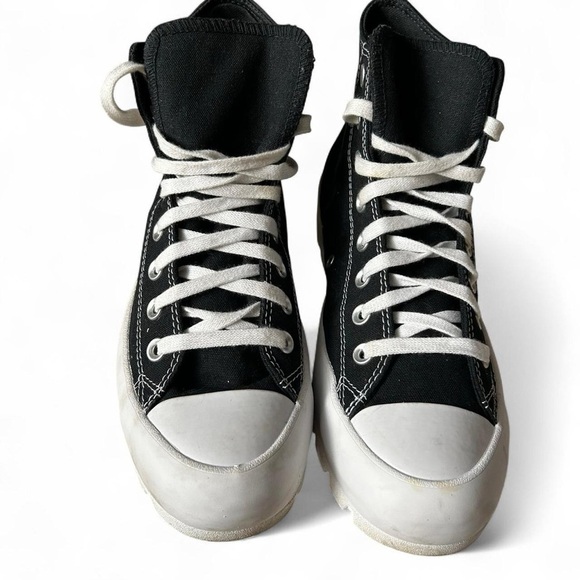 Converse Chuck Taylor All Star Hi Lugged – W 10, Black/White, Lightly Worn - Picture 4 of 9